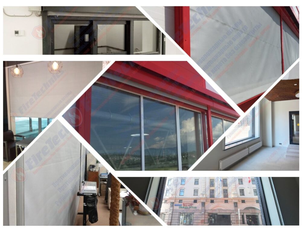 Противопожарные шторы на оконные проемы в г. Нарьян-Мар